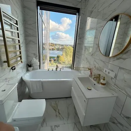 Lägenhet Kaunorama Apartamentai Prie Zalgirio Arenos Kaunas